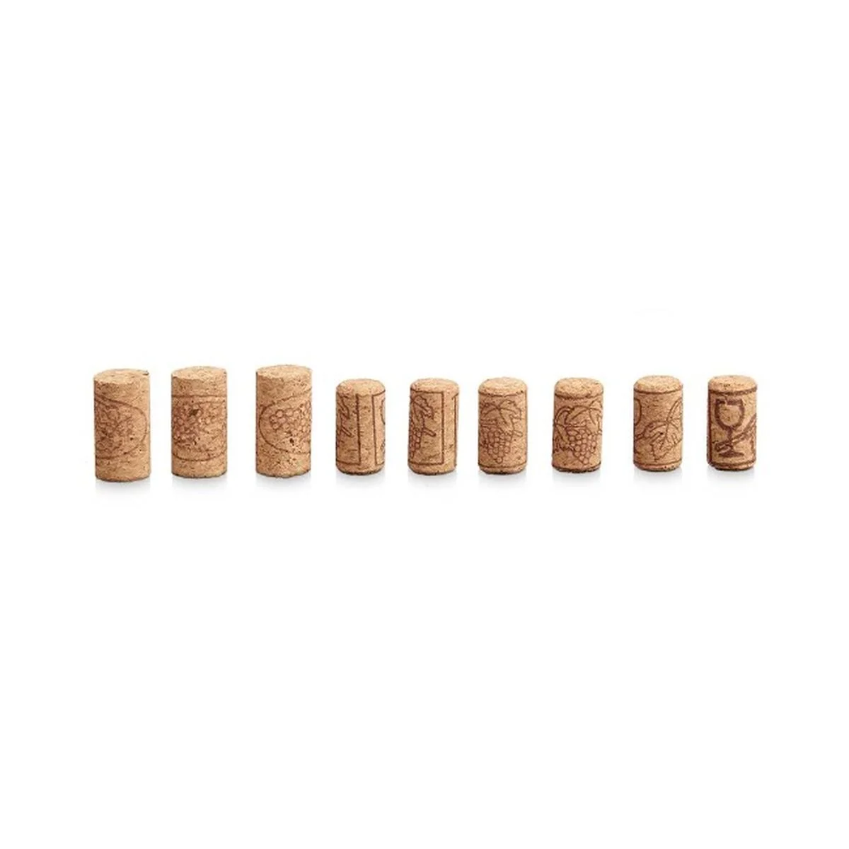 Juego de Tapones Kinvara Natural Corcho 12 x 17 x 2,5 cm (12 Unidades)