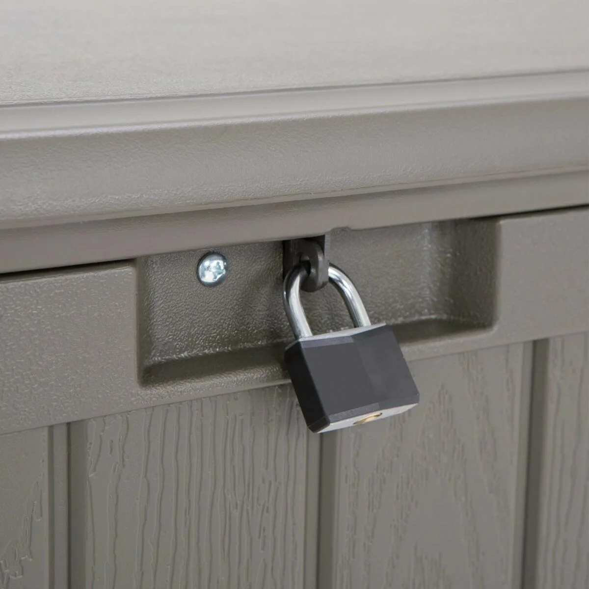 Arcón de Exterior Lifetime Marrón 440 L Plástico 127 x 64 x 67 cm