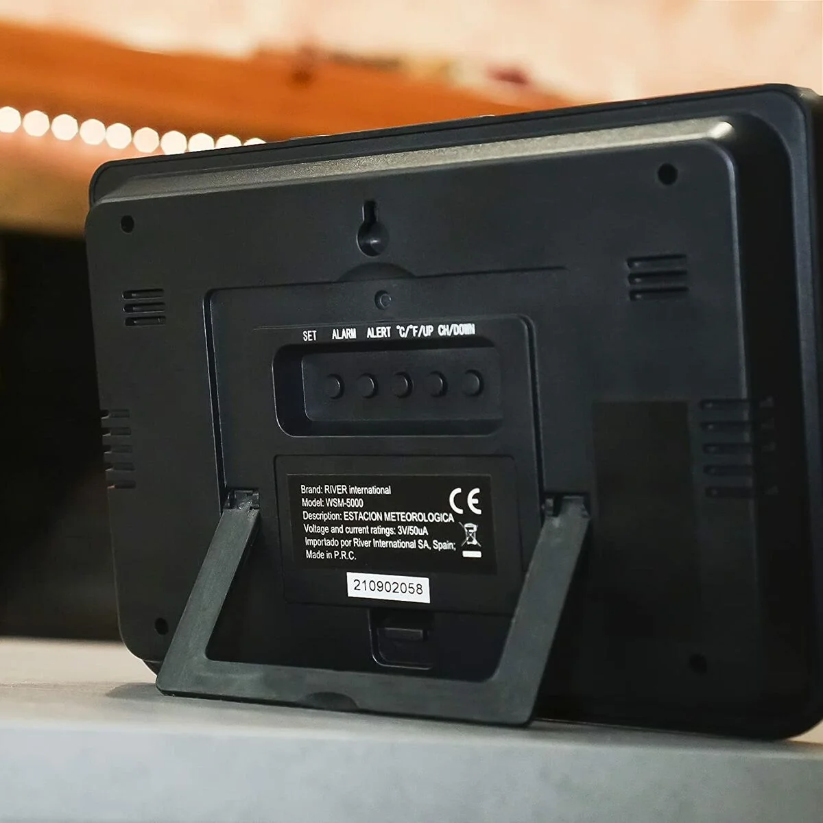 Estación Meteorológica Multifunción ELBE WSM500 Negro