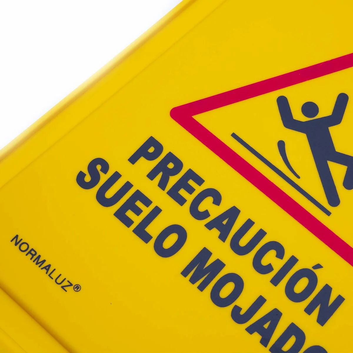 Panel plegable precaución suelo mojado Normaluz Amarillo 30 x 21 x 62 cm
