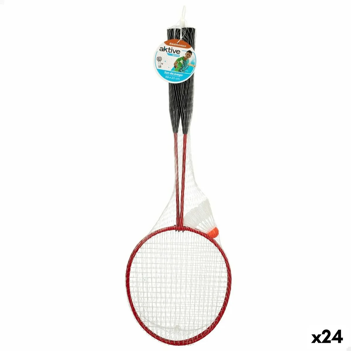 Set de Bádminton Aktive 24 Unidades