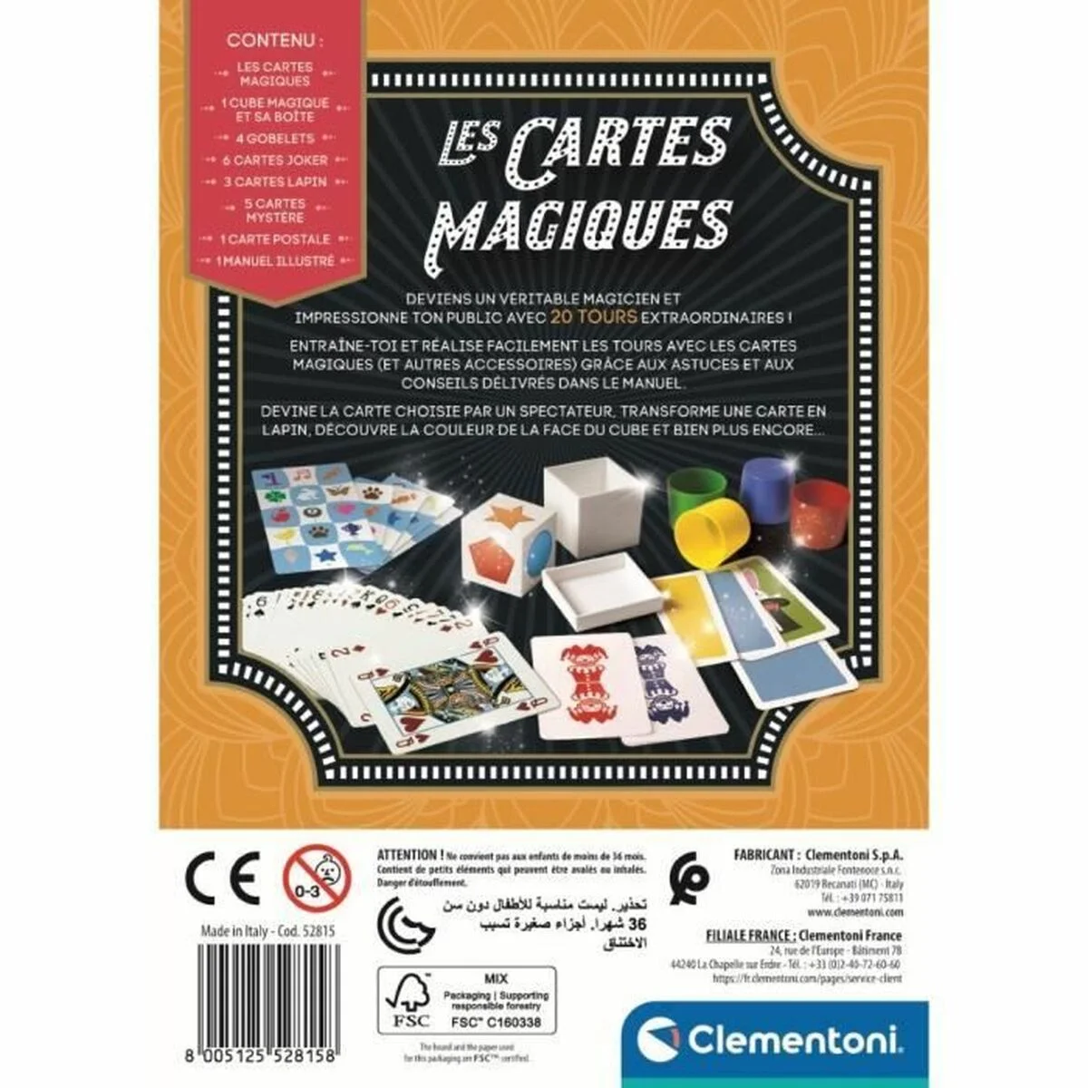 Juego de Magia Clementoni Boître de magie (FR)