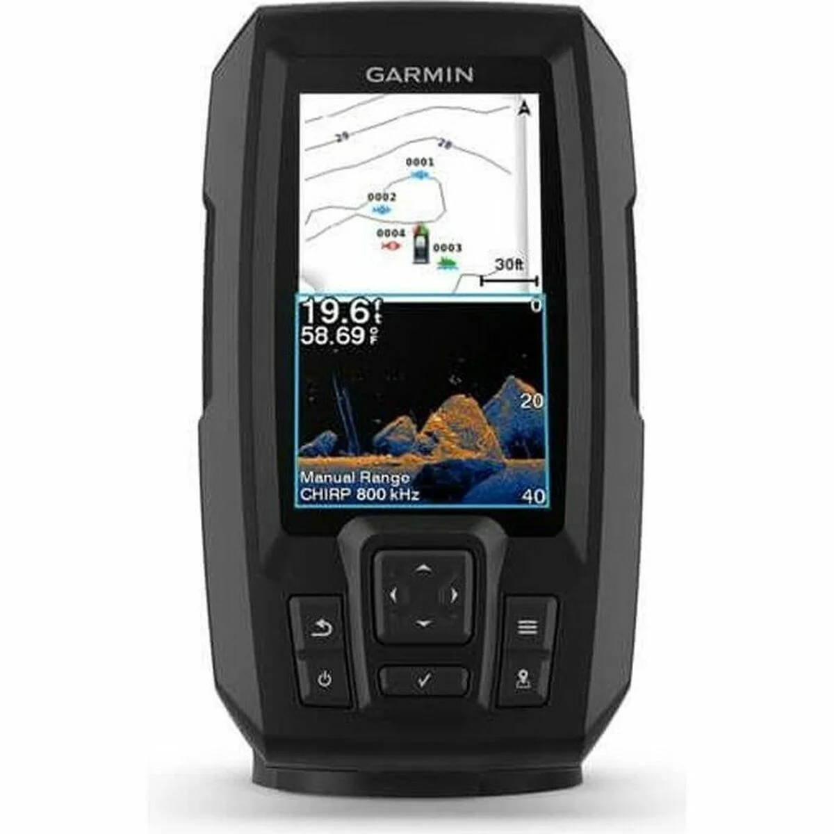 Localizador de peces GARMIN Striker Vivid 4cv GT20-TM 4"