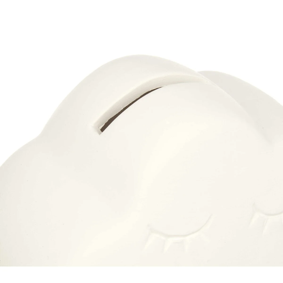 Hucha para Pintar Pincello Blanco 12,3 x 9,4 x 9 cm 12 x 9,4 x 7 cm Nubes (12 Unidades)