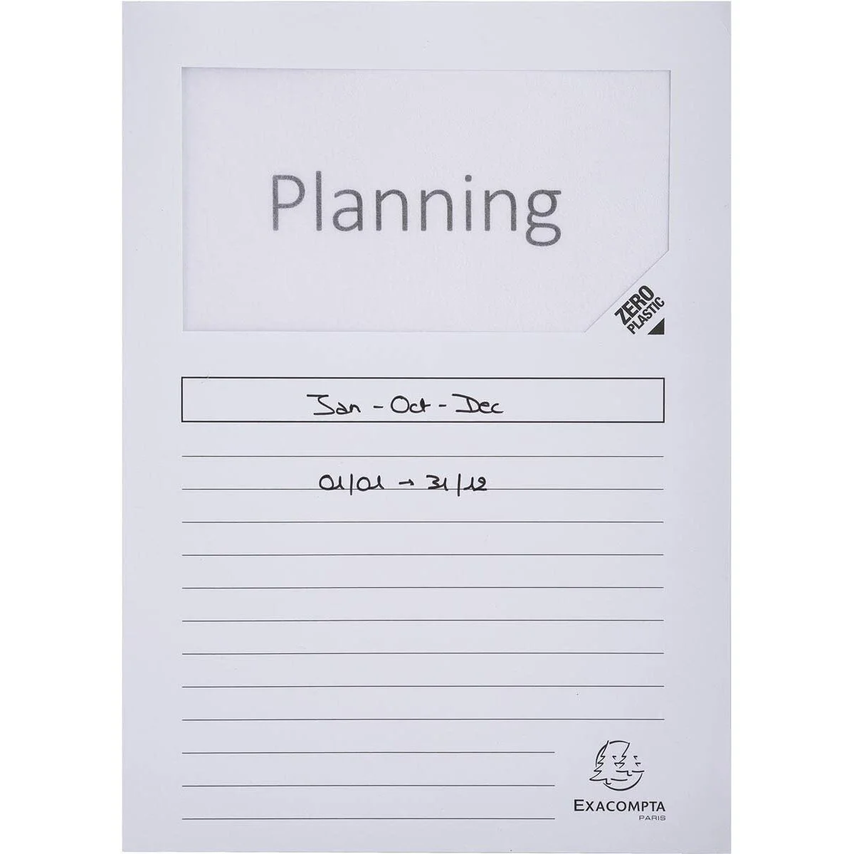 Subcarpeta Exacompta Forever Blanco A4 100 Piezas (4 Unidades)