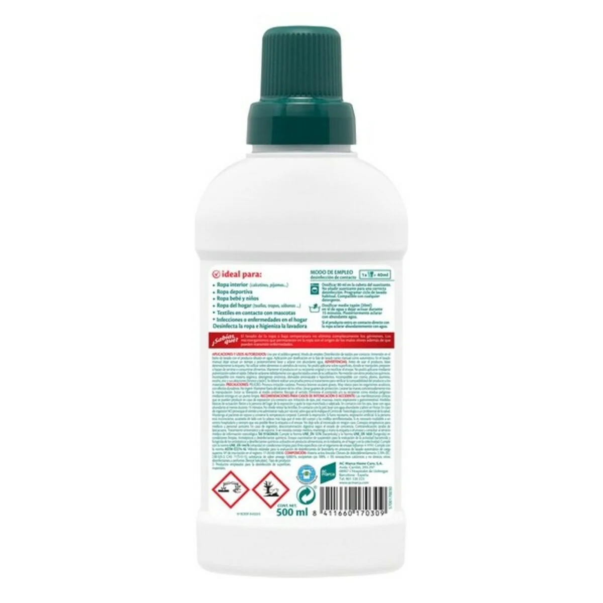 Desinfectante Sanytol 500 ml Textil