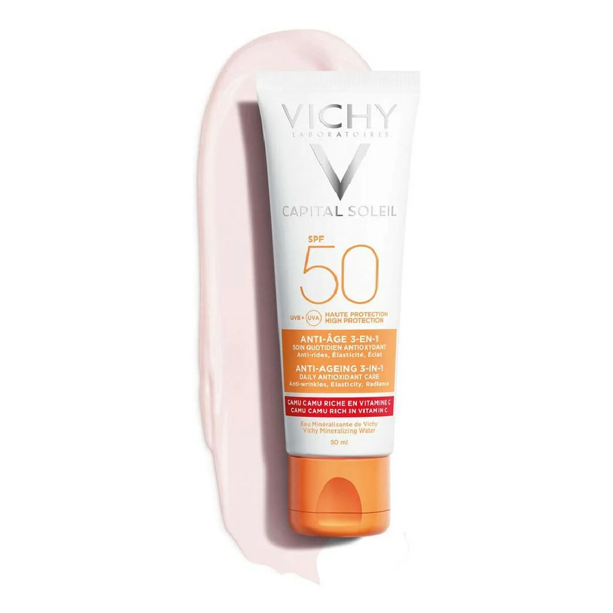 Protector Solar Facial Vichy VCH00115 Spf 50 3 en 1 Antiedad