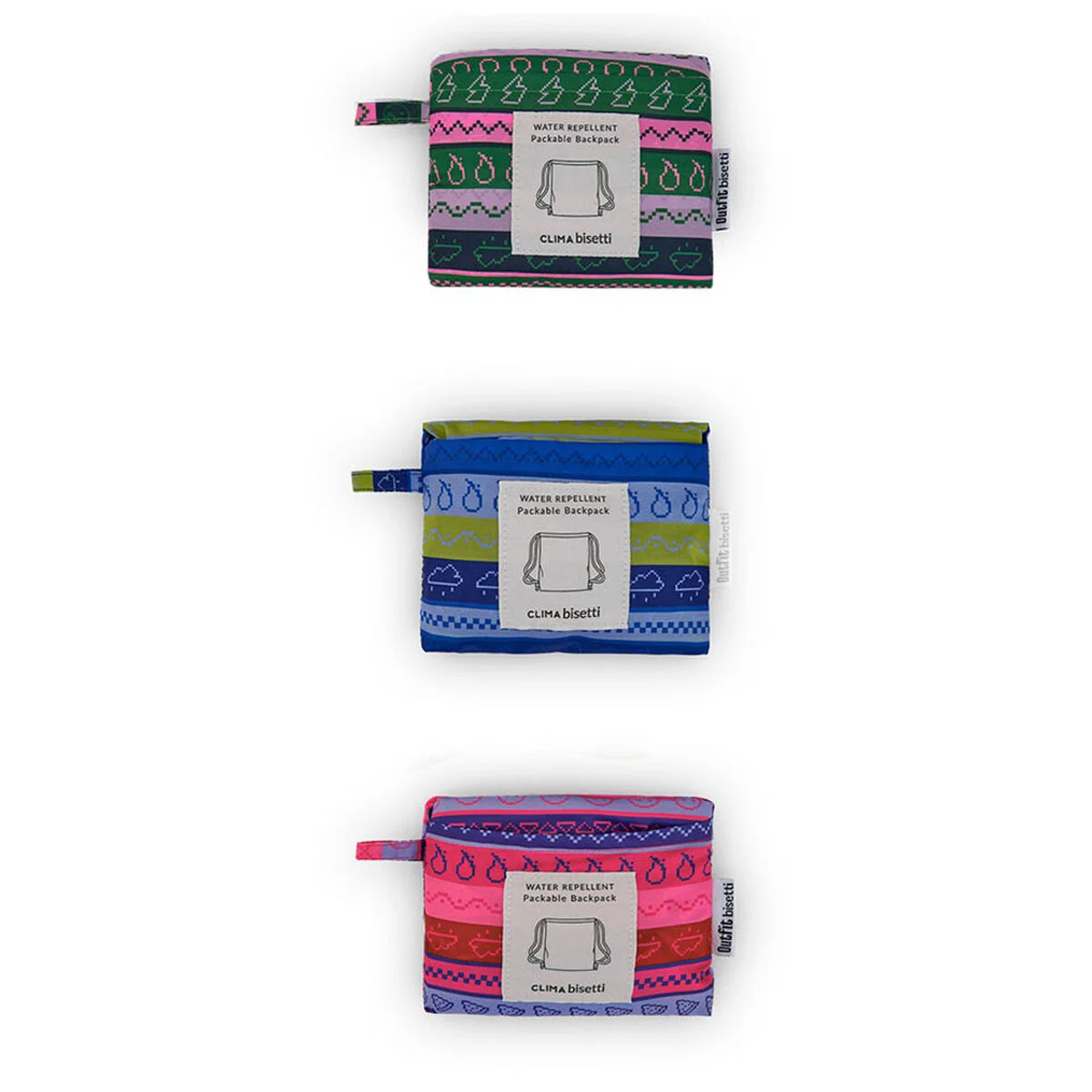 Mochila Plegable C-Collection 30942 Colores surtidos 35 x 40 cm Impermeable