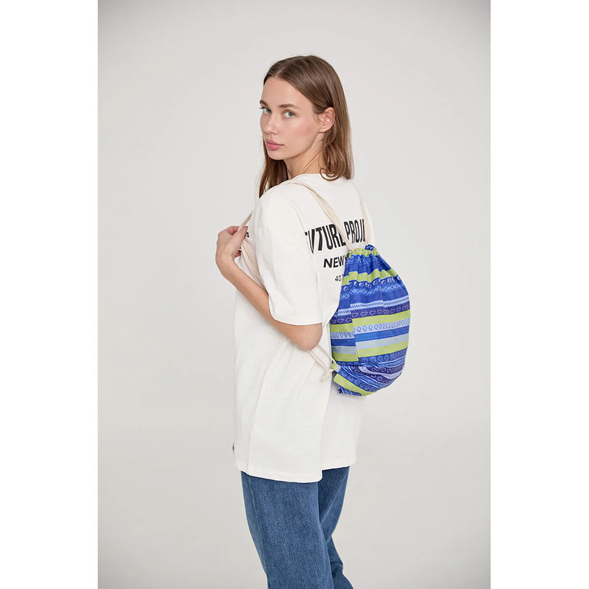 Mochila Plegable C-Collection 30942 Colores surtidos 35 x 40 cm Impermeable