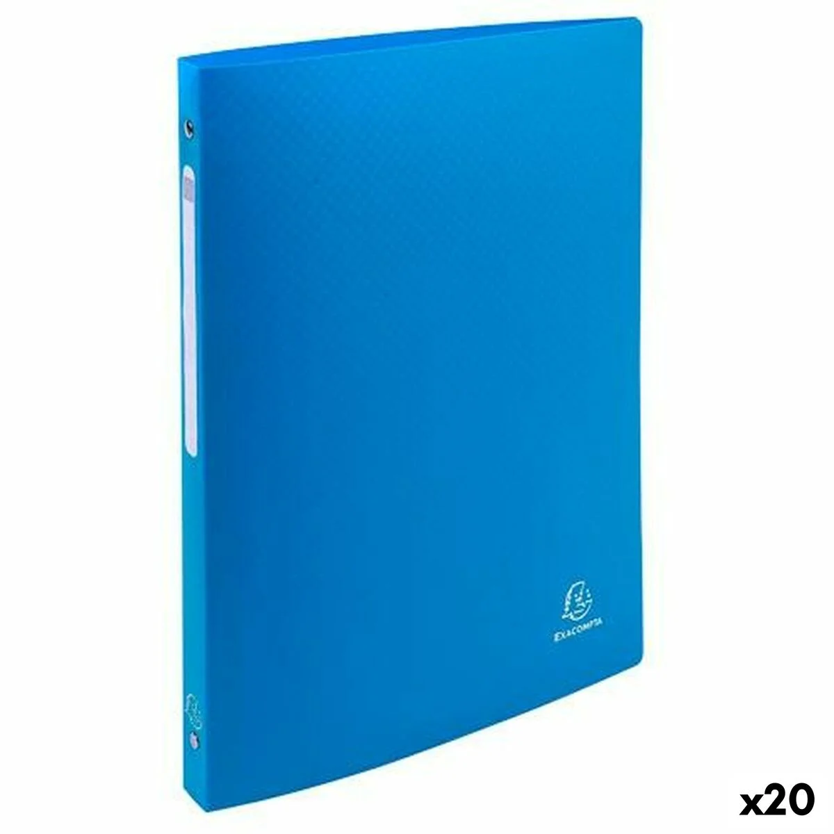 Carpeta de anillas Exacompta Azul claro A4 (20 Unidades)
