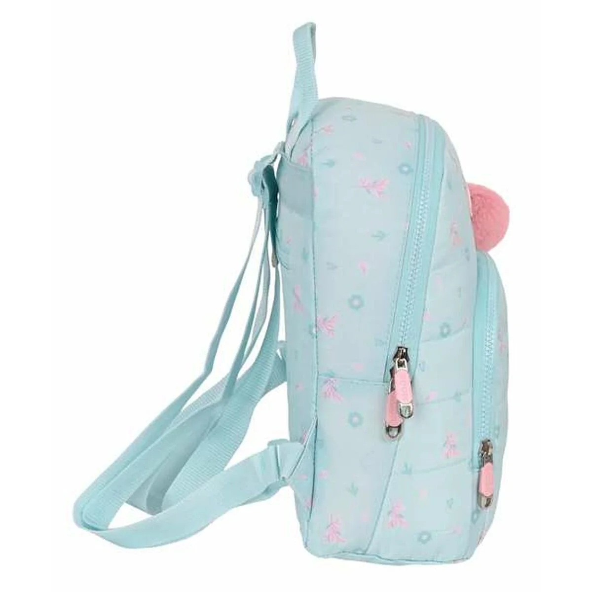 Mochila Infantil Moos Garden Turquesa 25 x 30 x 13 cm Mini