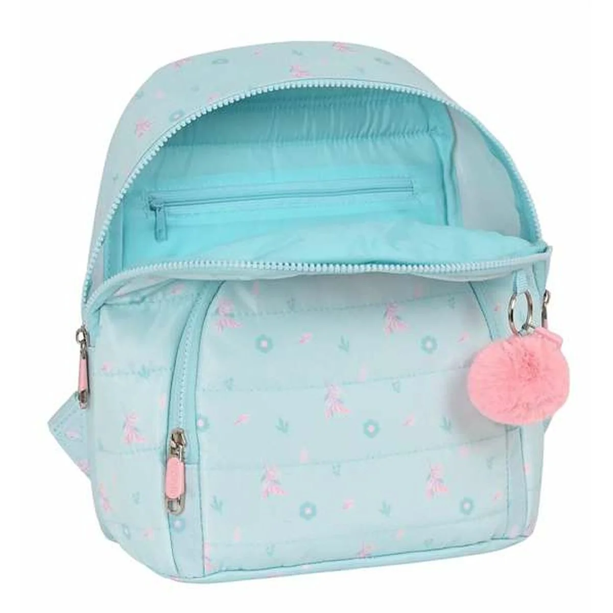 Mochila Infantil Moos Garden Turquesa 25 x 30 x 13 cm Mini