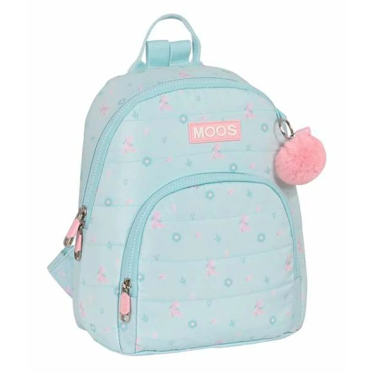 Mochila Infantil Moos Garden Turquesa 25 x 30 x 13 cm Mini