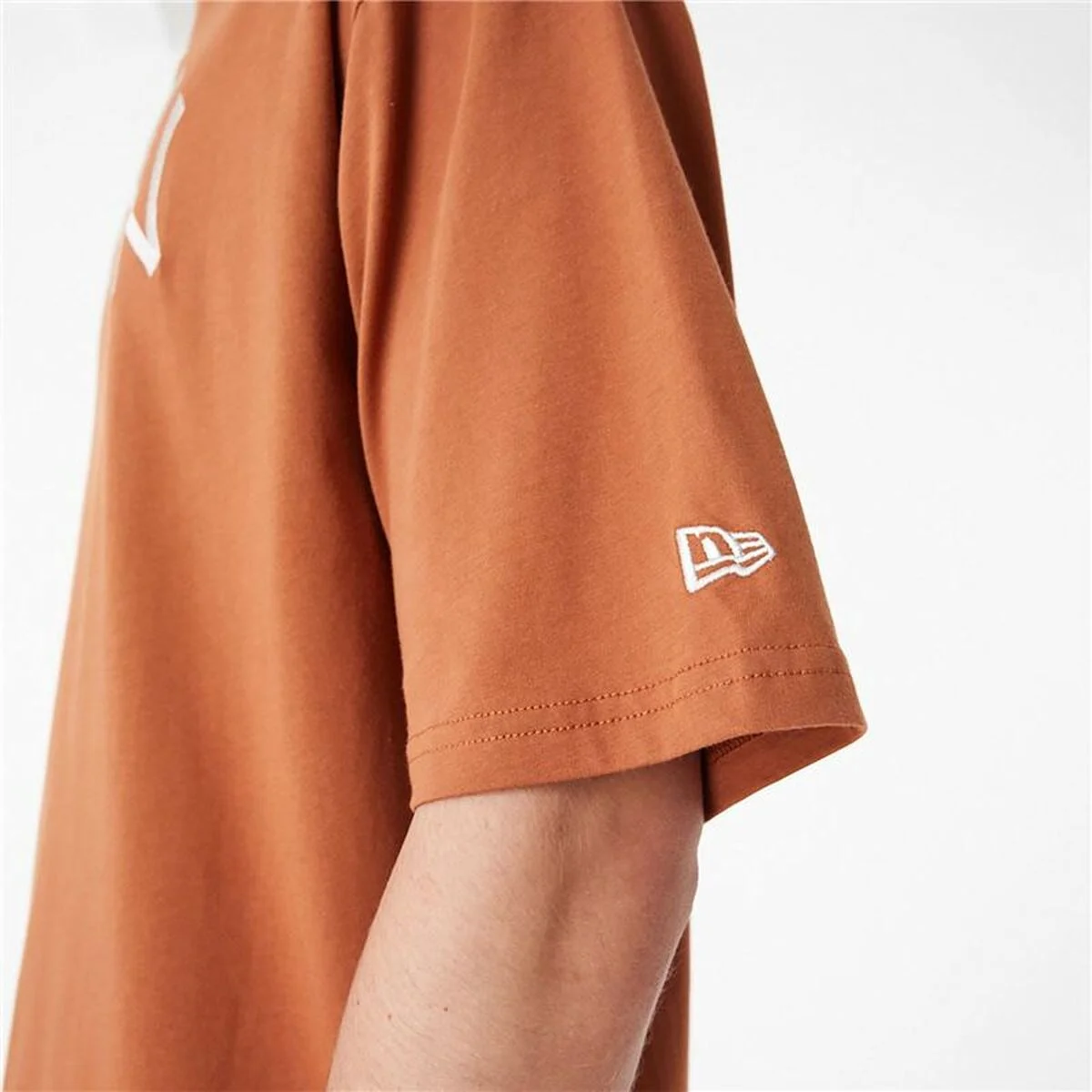 Camiseta de Manga Corta Hombre New Era LEAGUE ESSNTLS LC OS TEE NEYYAN 60435552 Marrón (XL)