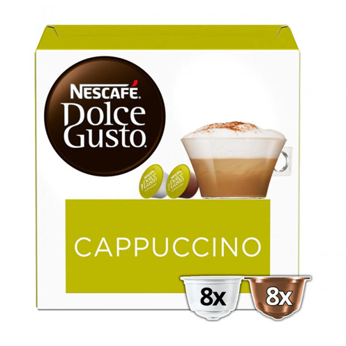 Cápsulas de Café Nestlé CAPPUCCINO Cappuccino (16 Unidades) (8 uds)