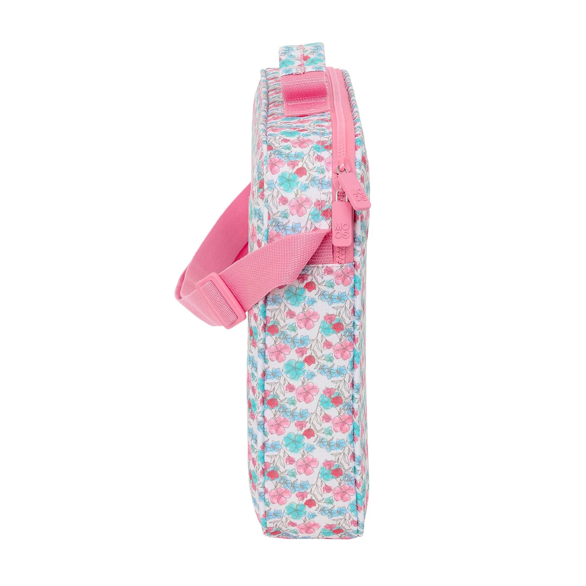 Cartera Escolar Moos Flores Multicolor 38 x 28 x 6 cm