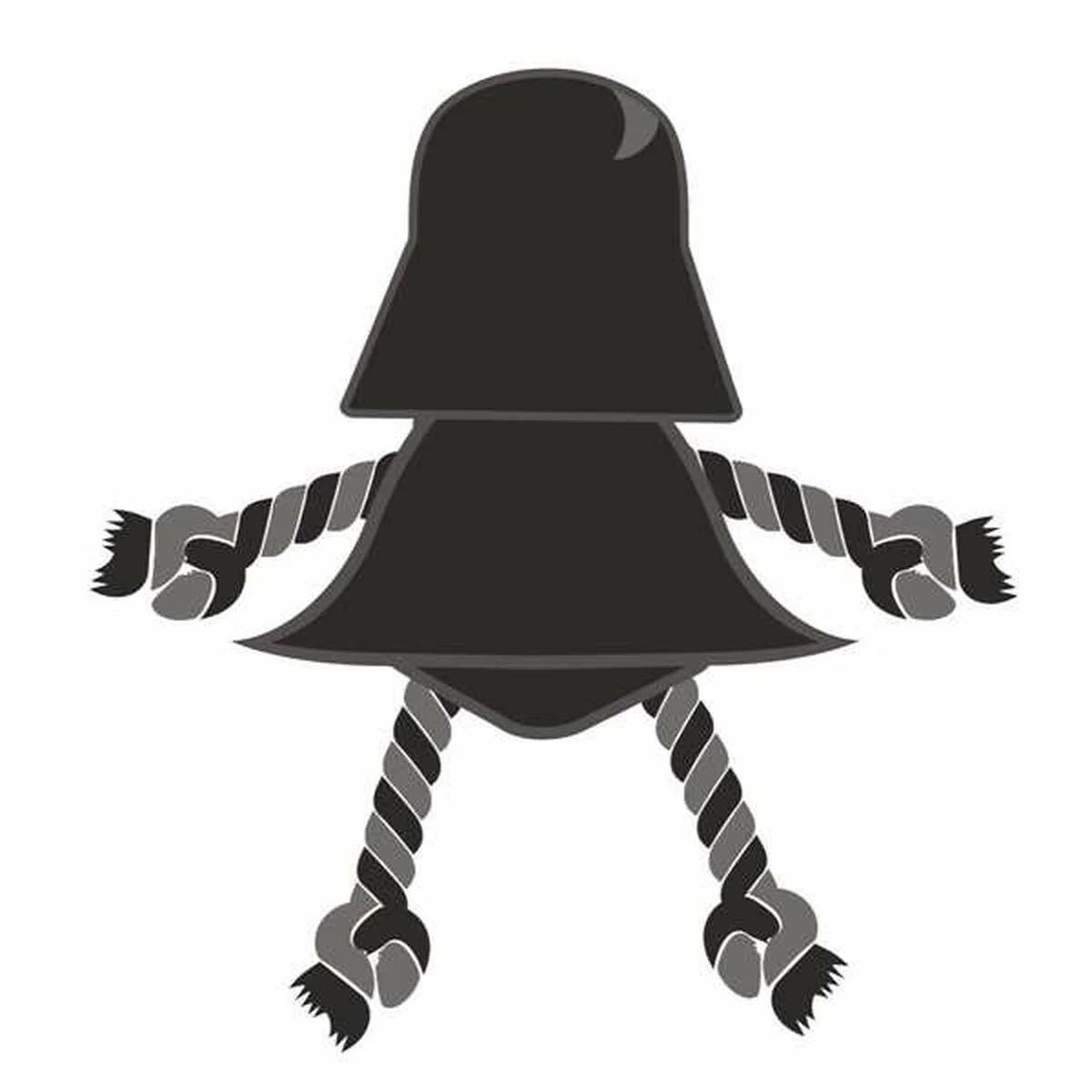 Juguete para perros Star Wars Negro 5,0 x 13,0 x 26,0 cm (4 Unidades)